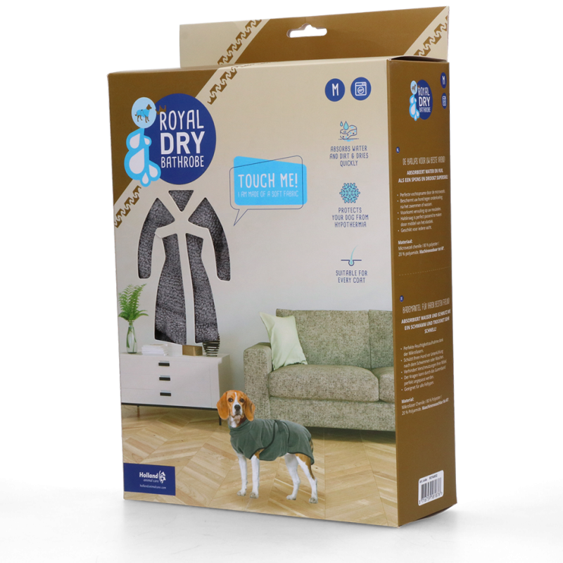 Royal Dry Badekåbe til hunde M