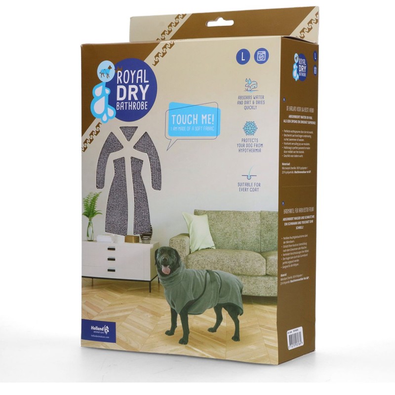 Badekåbe til hunde L Royal Dry Badekåbe til hunde L Royal Dry