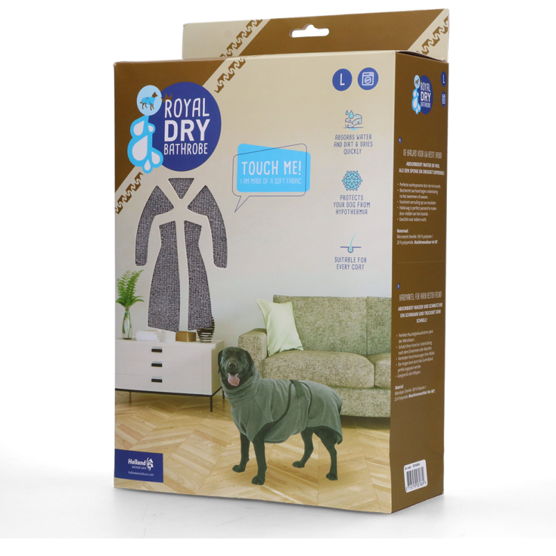 Royal Dry Badekåbe til hunde L Royal Dry Badekåbe til hunde L