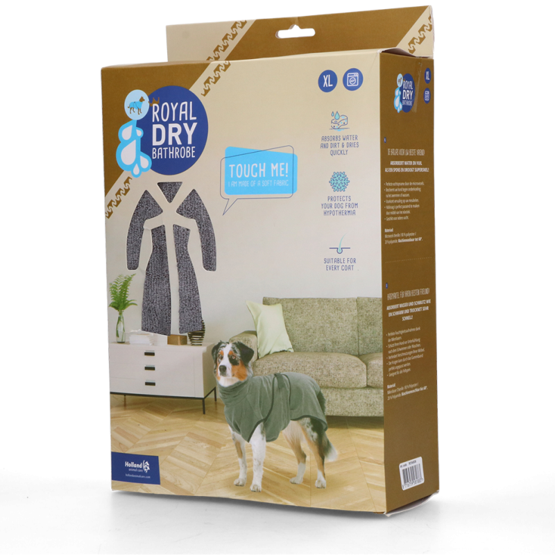 Royal Dry Badekåbe til hunde XL Royal Dry Badekåbe til hunde XL