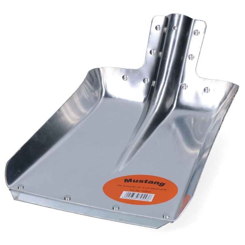 Skovl aluminium, 27 cm bred 27 cm L44cm Mustang