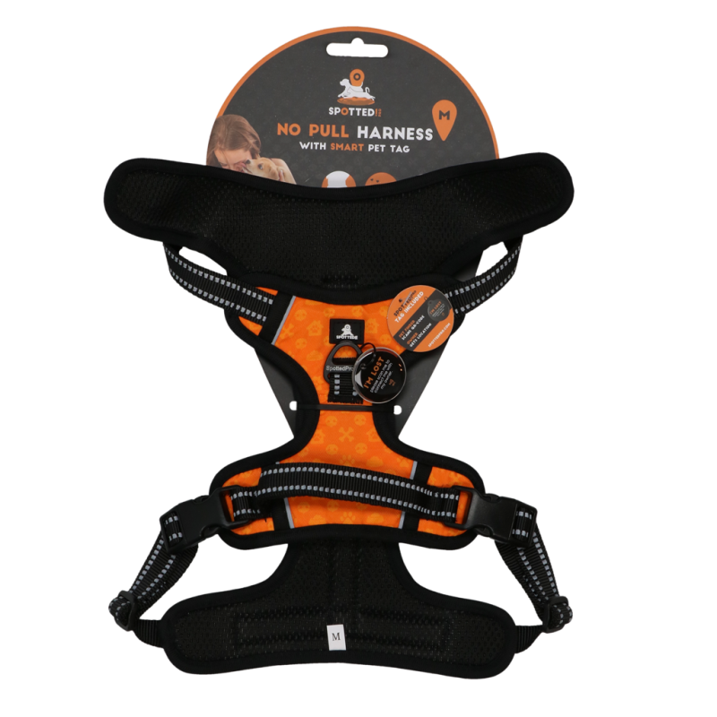 Spotted! Pro Ingen træk Harnas Orange M Spotted! Pro Ingen træk Harnas Orange M
