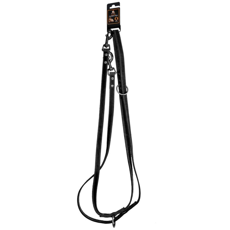 Lædertræningsline Sort 1,6 x 250 cm Spotted! Pro Lædertræningsline Sort 1,6 x 250 cm Spotted! Pro