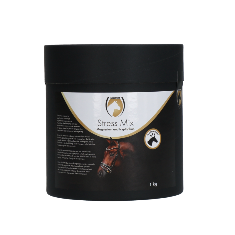 Excellent Horse Ingen stress blanding 1 kg Magnesium og Tryptofan Excellent Horse Ingen stress blanding 1 kg Magnesium og Tryptofan