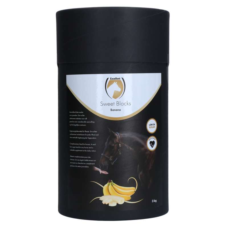 Excellent Horse Hestegodbidder banan 3 kg Excellent Horse Hestegodbidder banan 3 kg