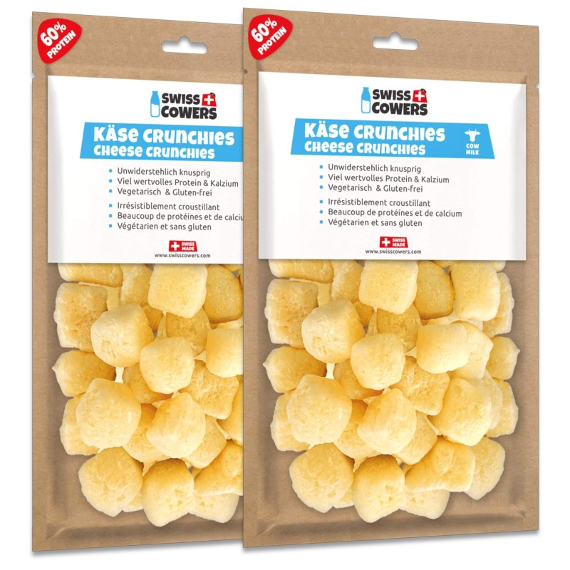 SwissCowers Originale ostecrunchies (28 godbidder) til hund SwissCowers Originale ostecrunchies (28 godbidder) til hund