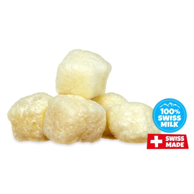 Originale ostecrunchies (28 godbidder) til hund SwissCowers Originale ostecrunchies (28 godbidder) til hund SwissCowers