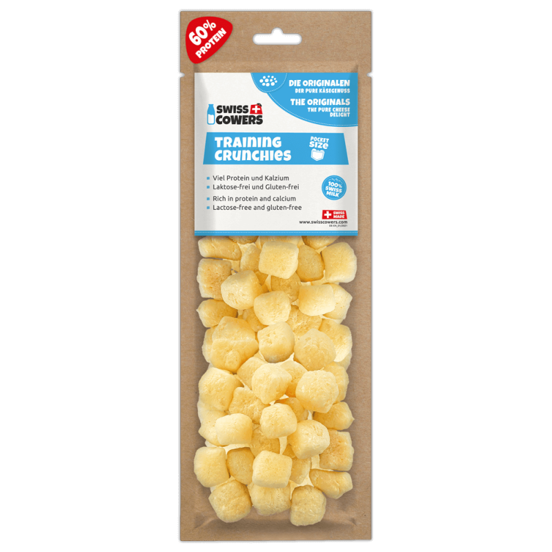 SwissCowers Ostecrunchies Training Original (30 godbidder) til hund SwissCowers Ostecrunchies Training Original (30 godbidder) til hund