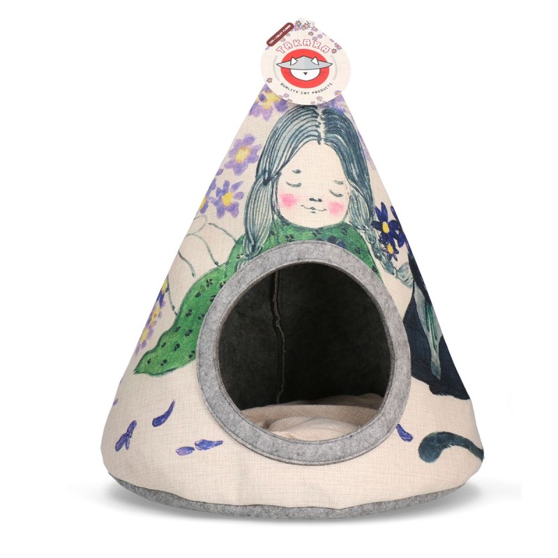 Violet Blomst Kattehule Takara  Tipi