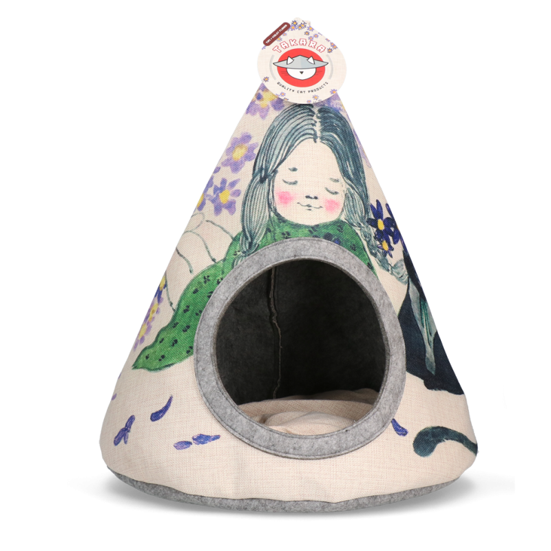 Takara Tipi Violet Blomst Kattehule Takara Tipi Violet Blomst Kattehule
