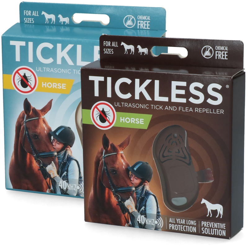 Tickless Hest minimum 6 måneders beskyttelse mod flåter og fluer Beige Tickless Hest minimum 6 måneders beskyttelse mod flåter og fluer Beige