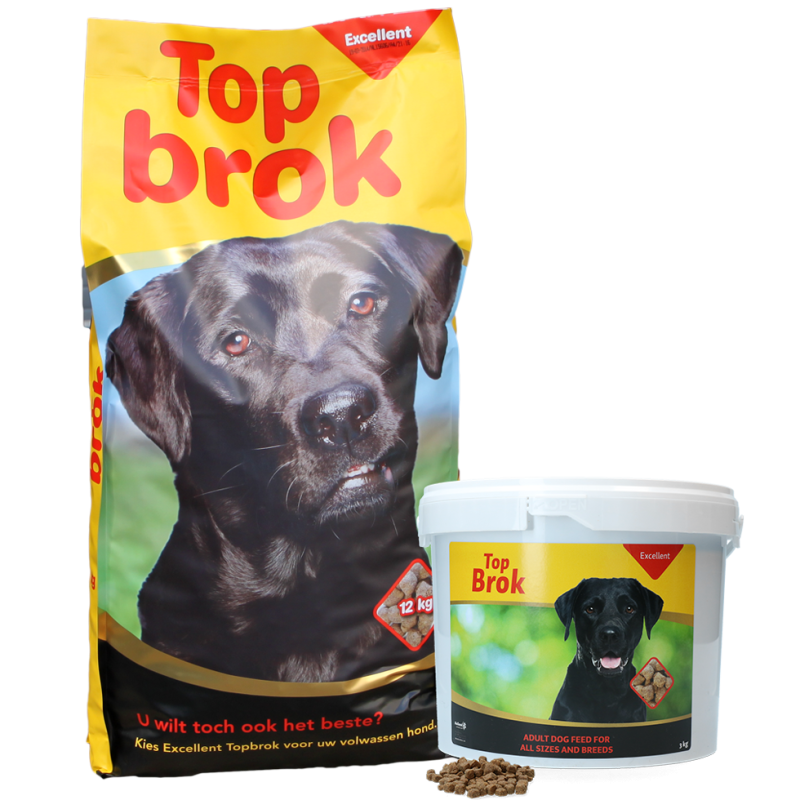 Topbrok Fremragende hundefoder voksen hund 12kg Topbrok Fremragende hundefoder voksen hund 12kg