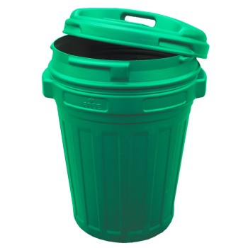 Opbevaringsspand med låg 70 liter Grøn Opbevaringsspand med låg 70 liter Grøn