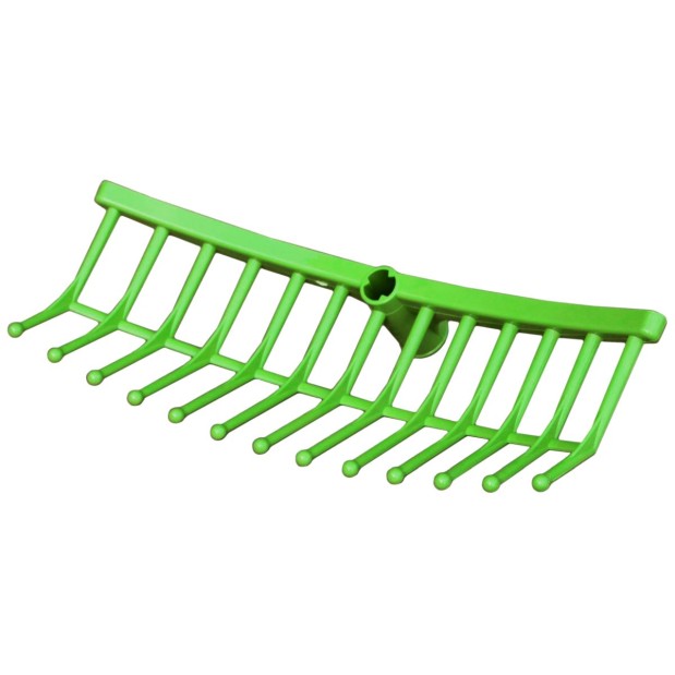 Staldgreb plast grøn  L40cm