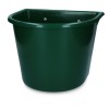Fodertrug 15 l med kroge Grøn