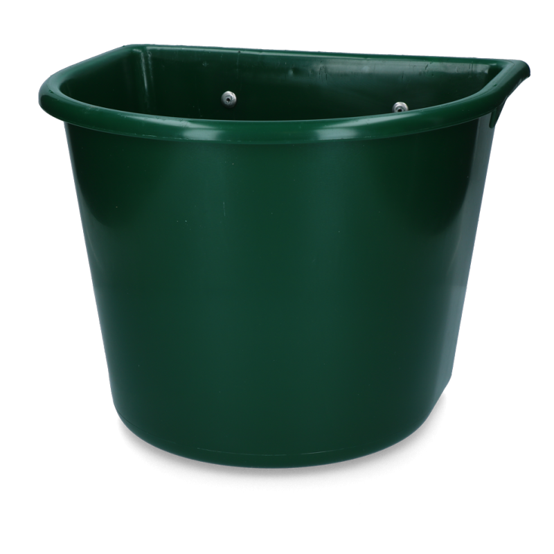Fodertrug 15 l med kroge Grøn Fodertrug 15 l med kroge Grøn