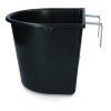 Fodertrug 15 l med kroge Sort Fodertrug 15 l med kroge Sort