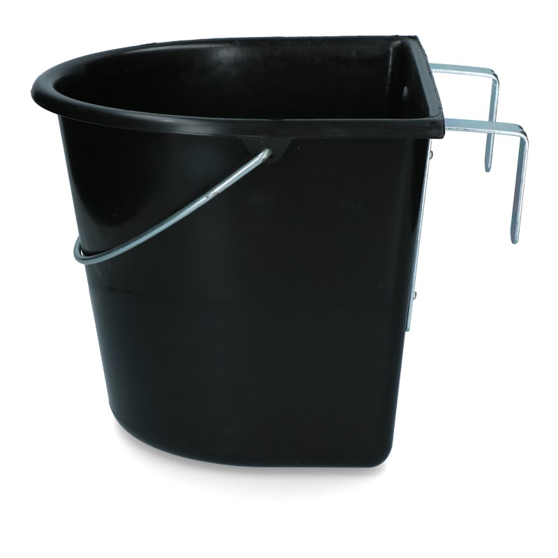 vPlast Manger Bærbar / med Kroge og Håndtag 15 l Sort vPlast Manger Bærbar / med Kroge og Håndtag 15 l Sort