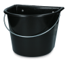 vPlast Manger Bærbar / med Kroge og Håndtag 15 l Sort vPlast Manger Bærbar / med Kroge og Håndtag 15 l Sort
