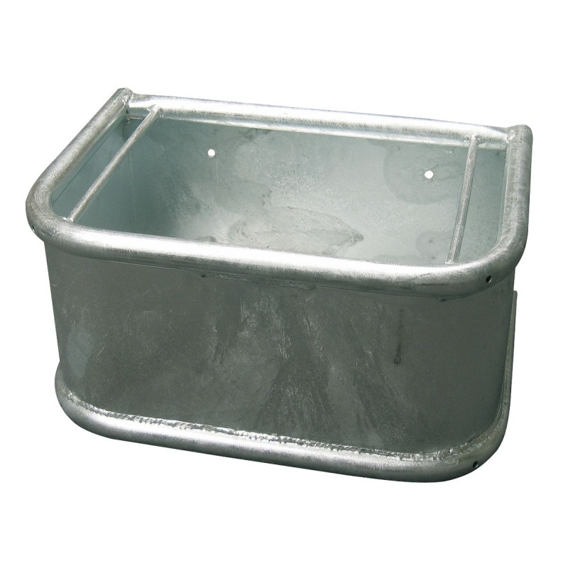 Fodertrug hest galvaniseret stål 45x34x24cm højre L47cm Fodertrug hest galvaniseret stål 45x34x24cm højre L47cm