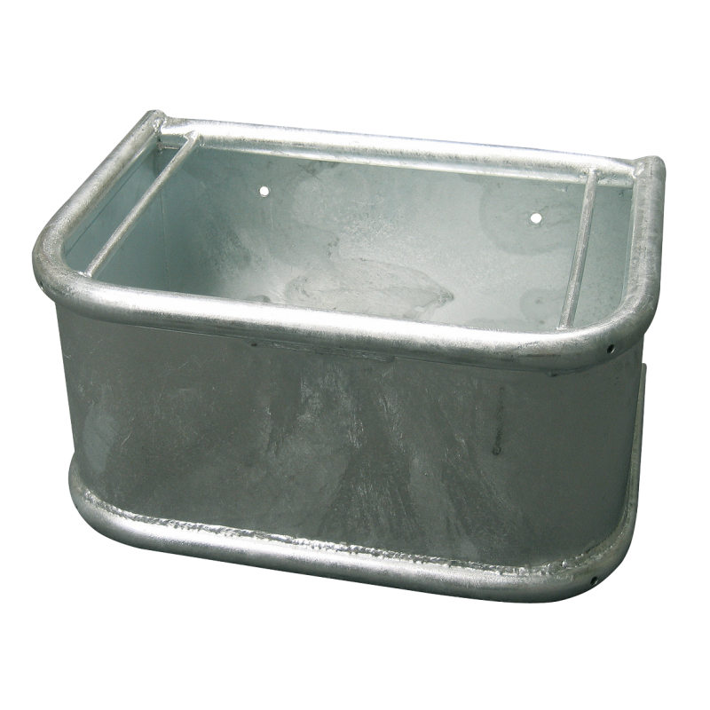Fodertrug hest galvaniseret stål 45x34x24cm højre L47cm Fodertrug hest galvaniseret stål 45x34x24cm højre L47cm