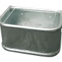 Fodertrug hest galvaniseret stål 45x34x24cm højre  L47cm