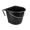 Krybbe 15 l med krog og håndtag Sort