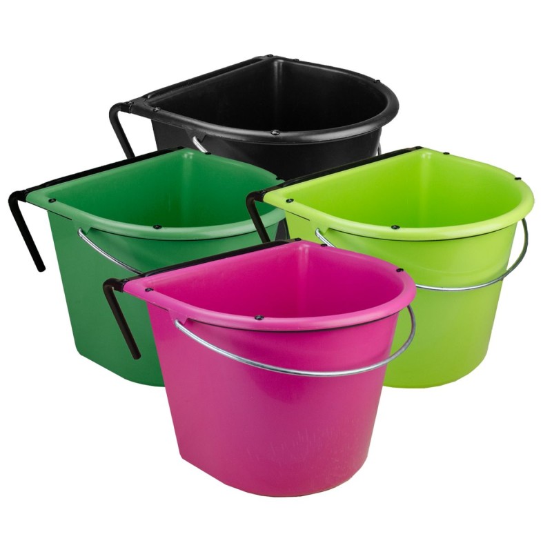 Spand 15 l med krog og håndtag Grøn