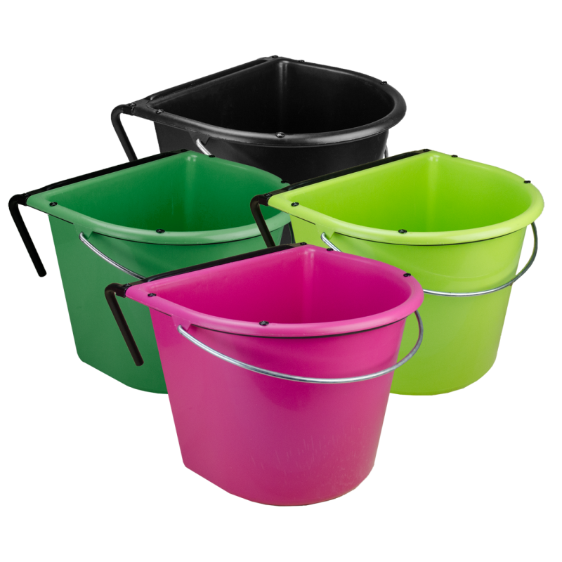Spand 15 l med krog og håndtag mørkegrøn Spand 15 l med krog og håndtag mørkegrøn