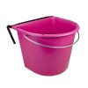 Fodertrug 15 l med krog og håndtag Pink