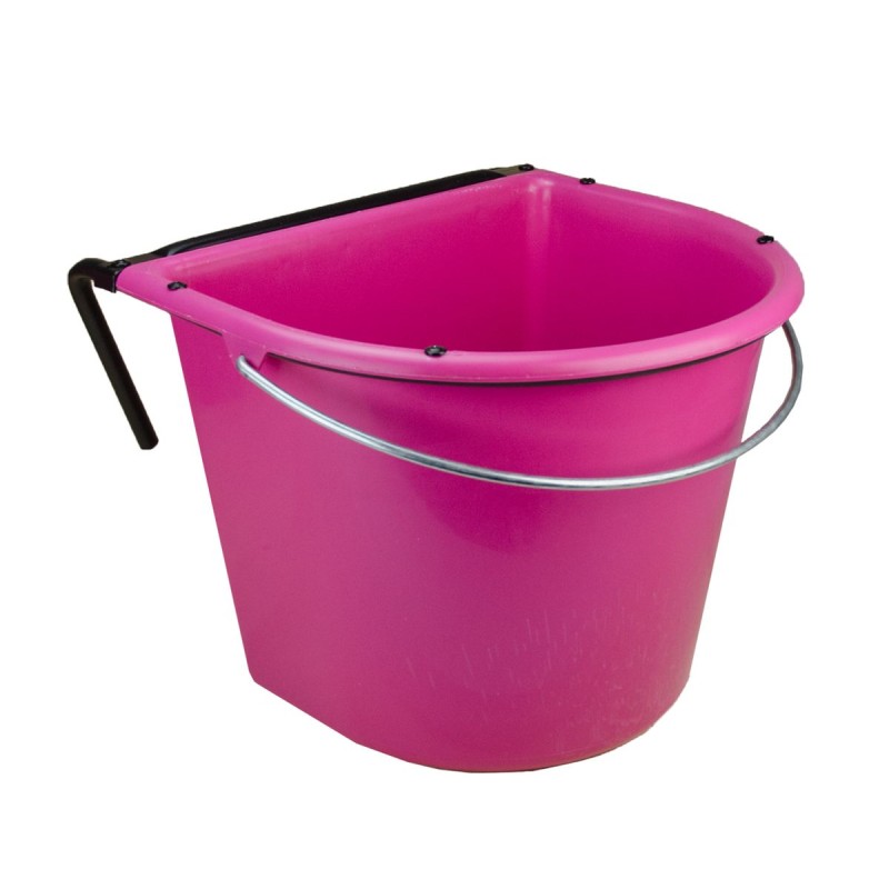 Fodertrug 15 l med krog og håndtag Pink Fodertrug 15 l med krog og håndtag Pink