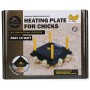 Varmeplade til kyllinger til fjerkræ 25 x 25 cm