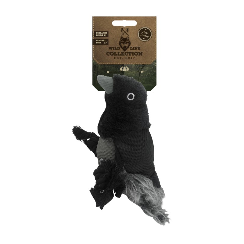 Vildt liv Hund Ravn L21cm Vildt liv Hund Ravn L21cm