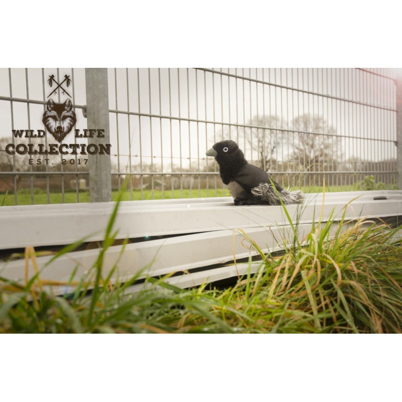 Vildt liv Hund Ravn L21cm Vildt liv Hund Ravn L21cm