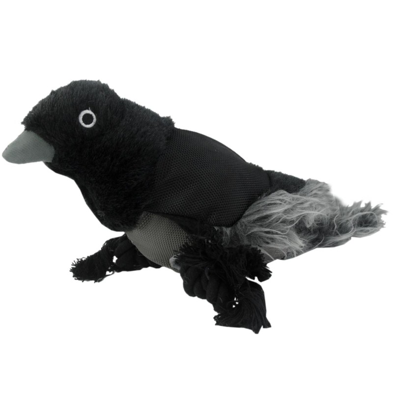 Hundelegetøj Hund Ravn L21cm Wild Life Hundelegetøj Hund Ravn L21cm Wild Life