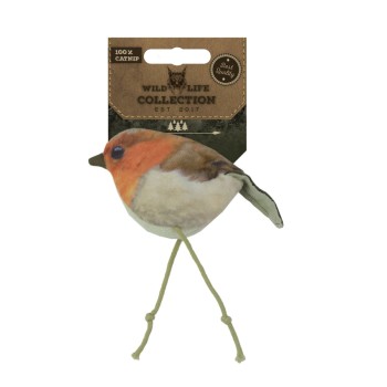 Kattelegetøj Kat Robin L11cm Wild Life