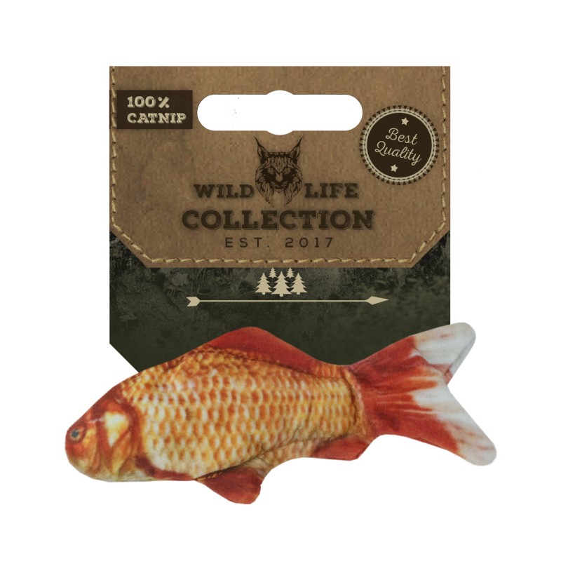 Vildt liv Kat Guldfisk L8cm Vildt liv Kat Guldfisk L8cm