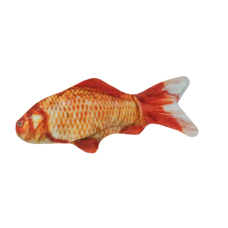 Kattelegetøj Kat Guldfisk L8cm Wild Life Kattelegetøj Kat Guldfisk L8cm Wild Life