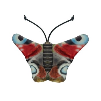 Kattelegetøj kat påfugl sommerfugl L8cm Wild Life Kattelegetøj kat påfugl sommerfugl L8cm Wild Life