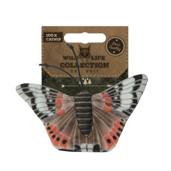 Kattelegetøj Kat Admiral Sommerfugl L8cm Wild Life