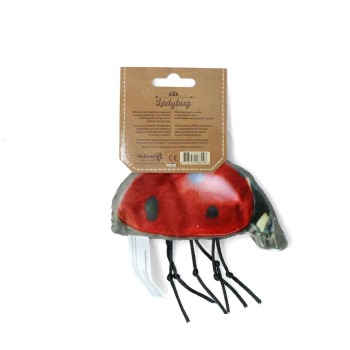 Kattelegetøj Kat Mariehøne L13cm Wild Life Kattelegetøj Kat Mariehøne L13cm Wild Life