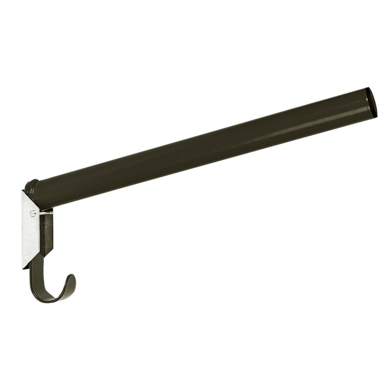 Sadel holder 44 cm metal sort
