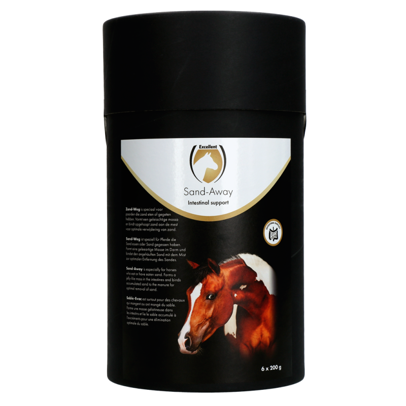 Excellent Horse Sand-Away 6 x 200 g til hest Excellent Horse Sand-Away 6 x 200 g til hest