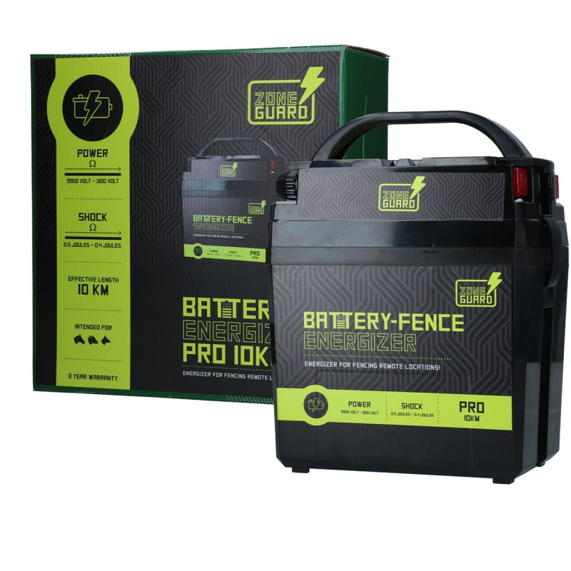 Energizer Pro Strømgiver 10 km med Batteri ZoneGuard