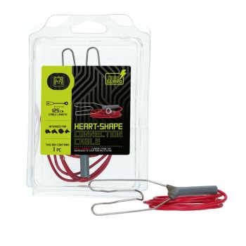 hjerteformet tilslutningskabel 125 cm ZoneGuard