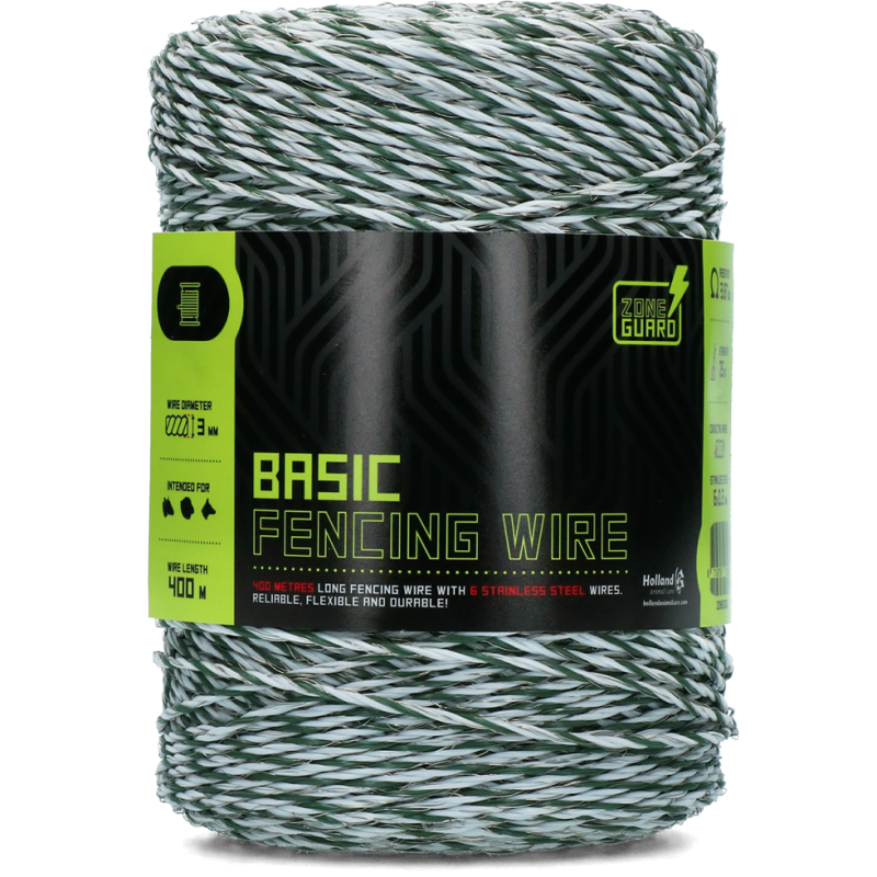 Basic Hegnstråd 3 mm 400 m Zoneguard Basic Hegnstråd 3 mm 400 m Zoneguard