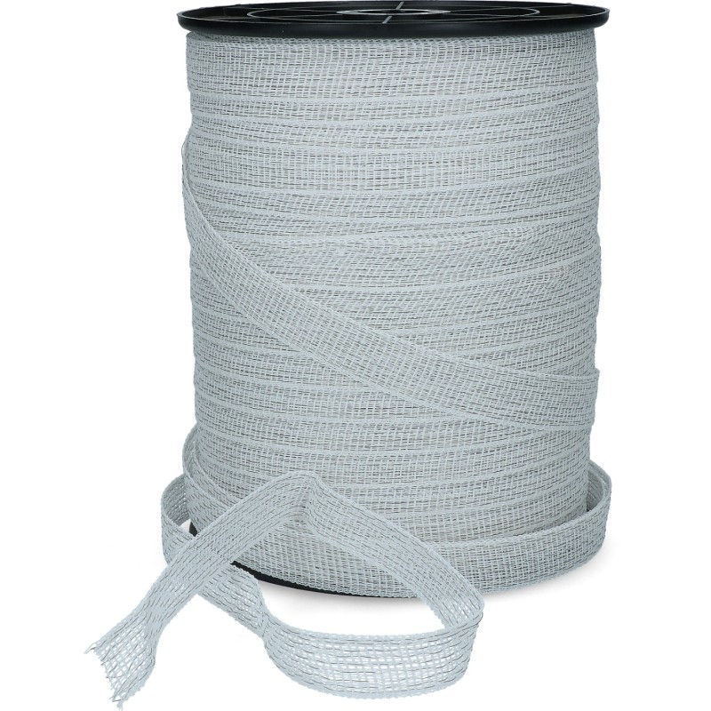 ZoneGuard 20 mm Basic fencing tape white 200 m (9 wires) ZoneGuard 20 mm Basic fencing tape white 200 m (9 wires)