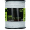 20 mm Basic Hegnstape Hvid 200 m (9 wires) ZoneGuard