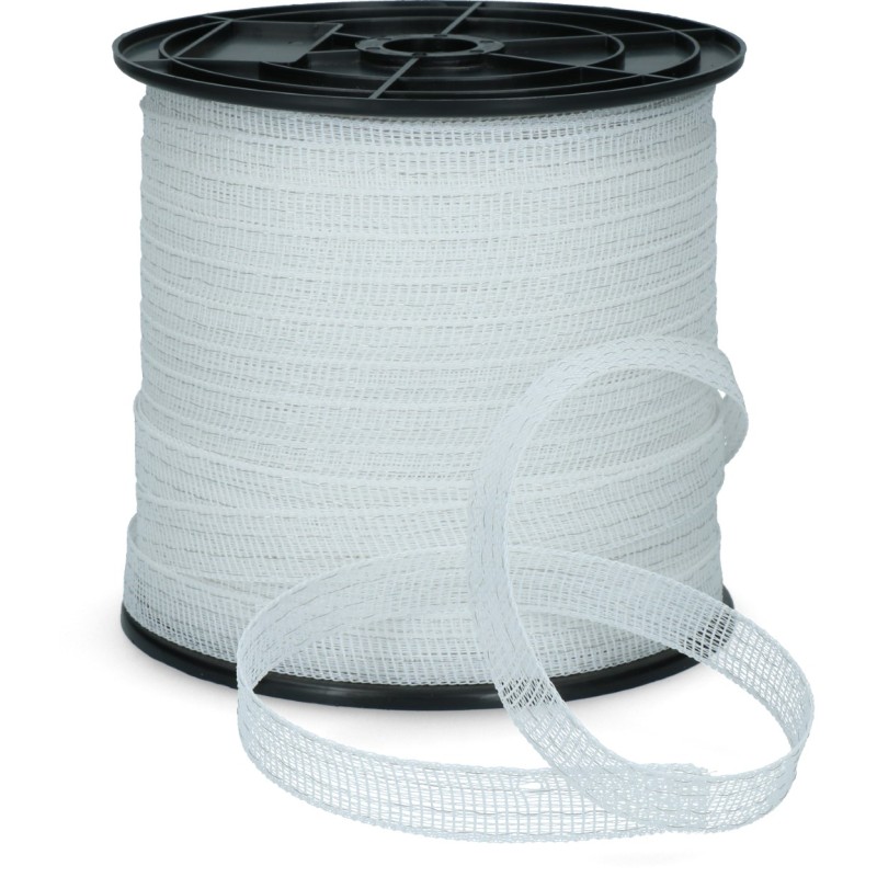 ZoneGuard 20 mm Basic fencing tape white 200 m (4 wires) ZoneGuard 20 mm Basic fencing tape white 200 m (4 wires)