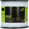 20 mm Basic Hegnstape hvid 200 m (4 wires) ZoneGuard